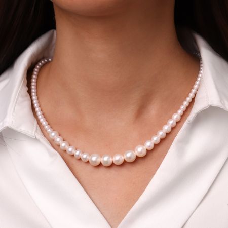 Gradient Size Necklace