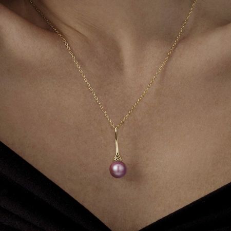 Purple Pearl Jewelry Set