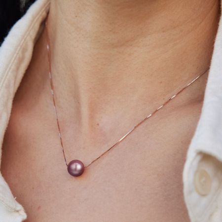 Purple Pearl Jewelry Set