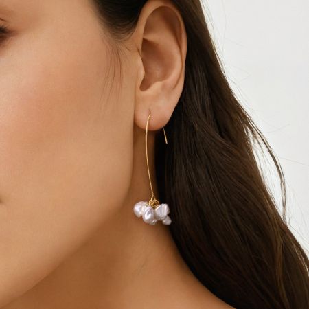 Flower Drop Earrings