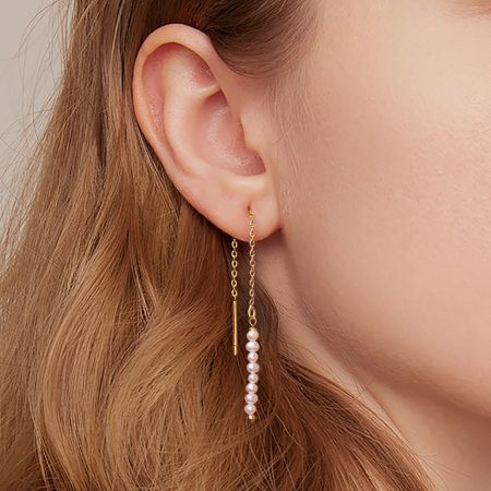 Asymmetrical Drop Earrings