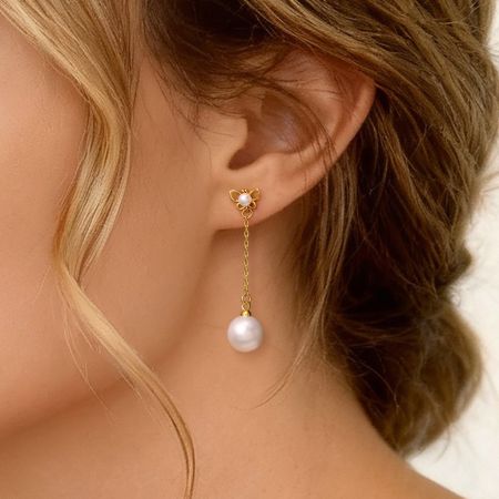 Butterfly Drop Earrings