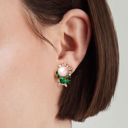 Green Emerald Earrings