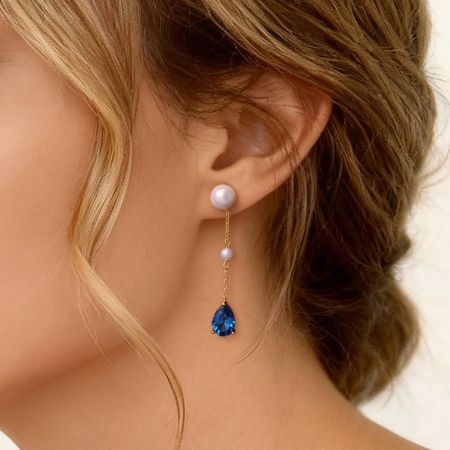 Detachable Birthstone Earrings