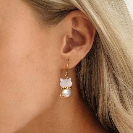 Cat Drop Earrings