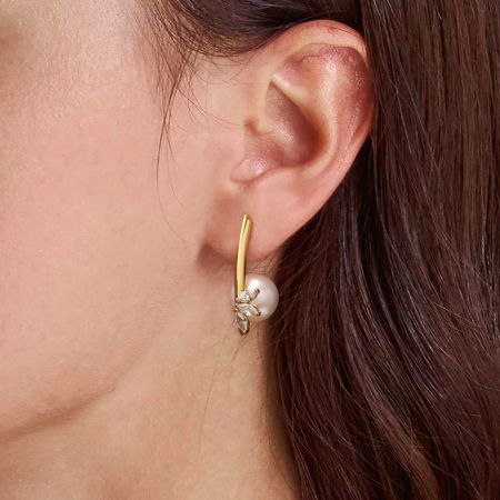 White Topaz Earrings