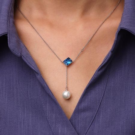 Blue Sapphire Necklace