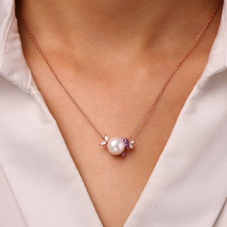 Purple Amethyst Necklace