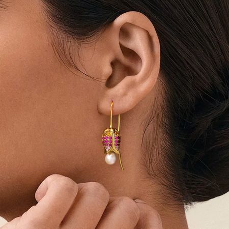 Flower Drop Earrings