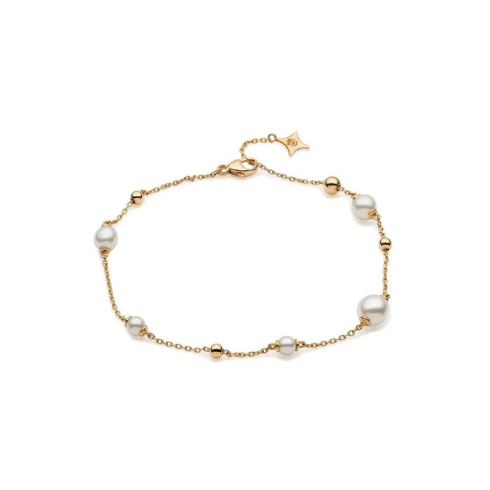 Adjustable Freshwater Pearl Tincup Bracelet