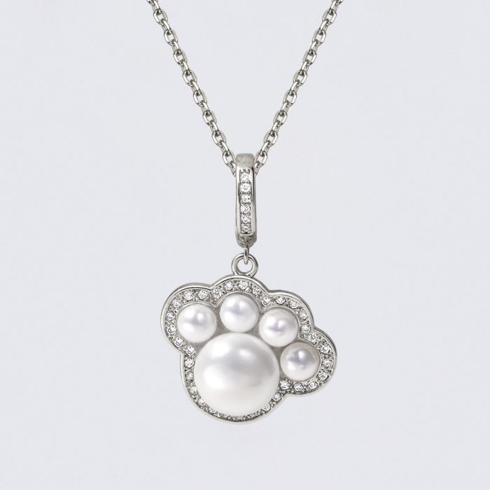 Pet Paws Pendant Necklace