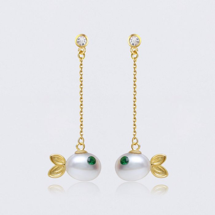 Fish Drop Earrings