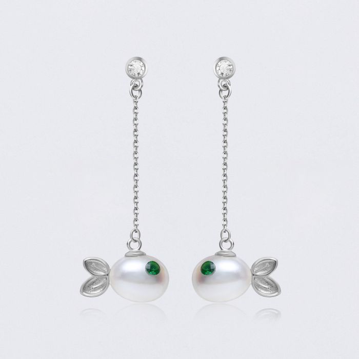Fish Drop Earrings
