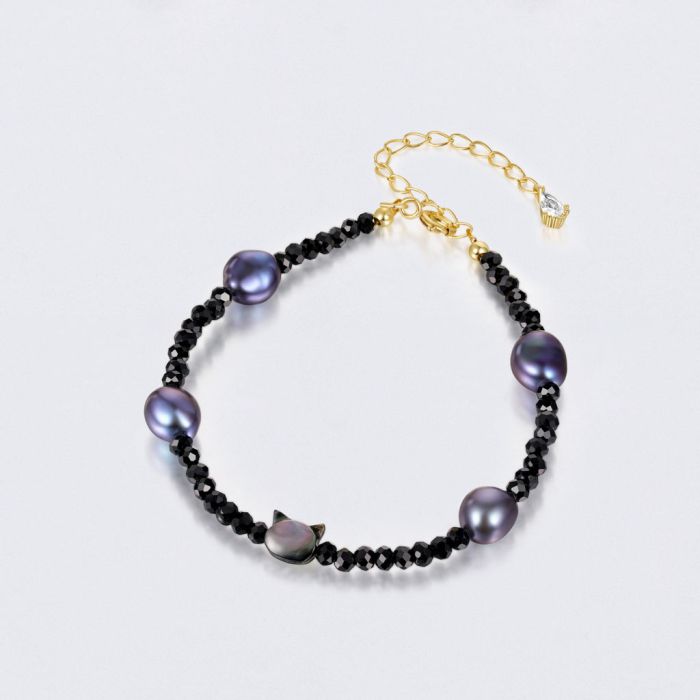 Black Cat Strand Bracelet
