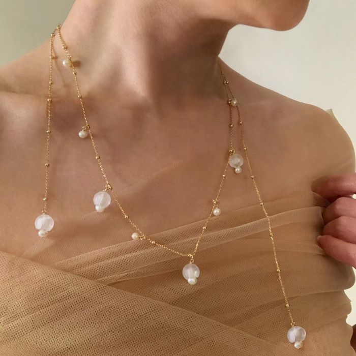 Lily Of The Valley Tincup Necklace