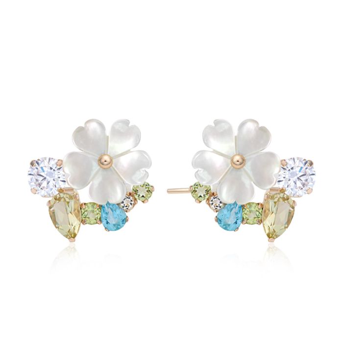 Flowers Drop Earrings