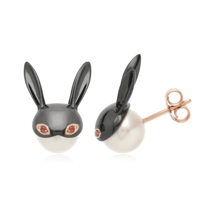 Rabbit Stud Earrings