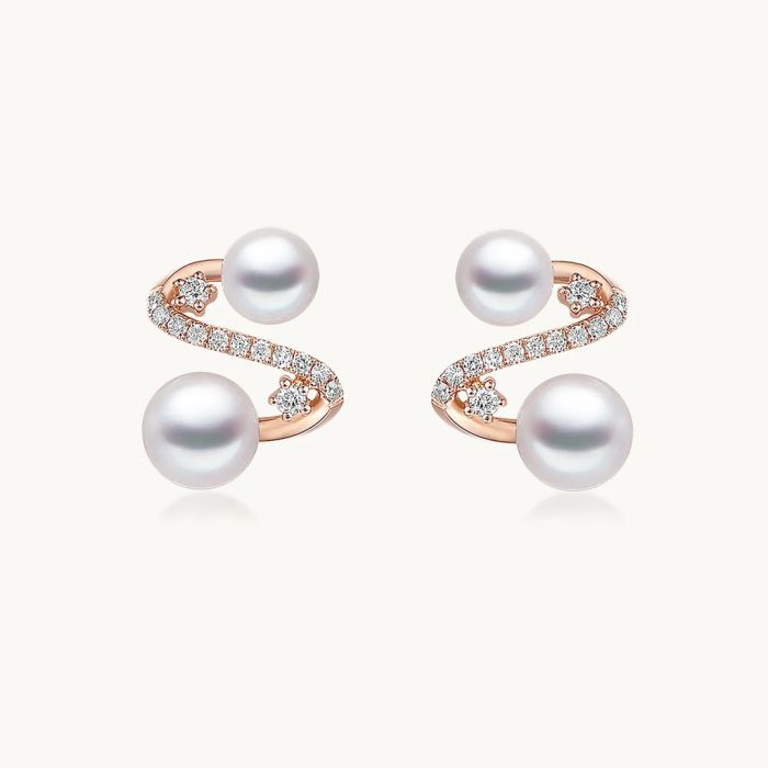 Curve Pearl Earrings