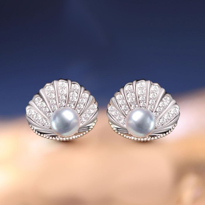 Shell Stud Earrings