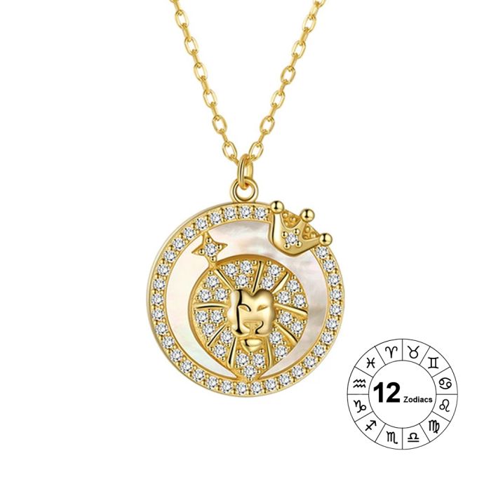 Leo Zodiac Pendant Necklace