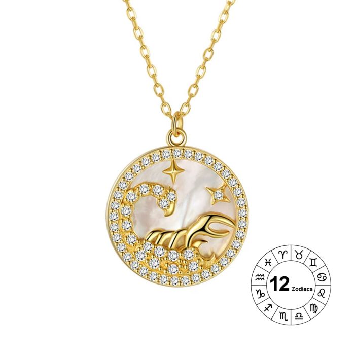 Scorpio Zodiac Pendant Necklace