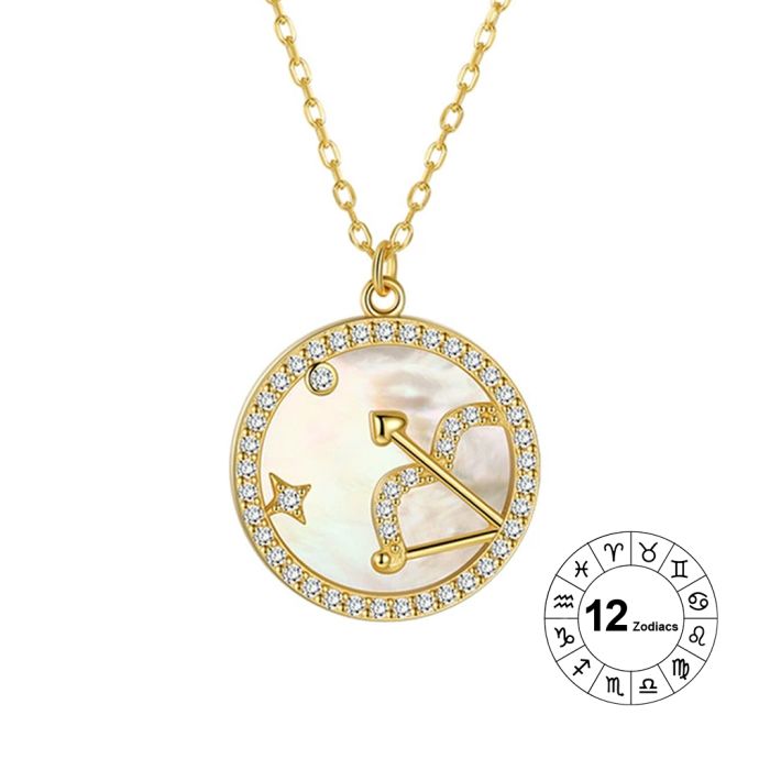Sagittarius Zodiac Pendant Necklace