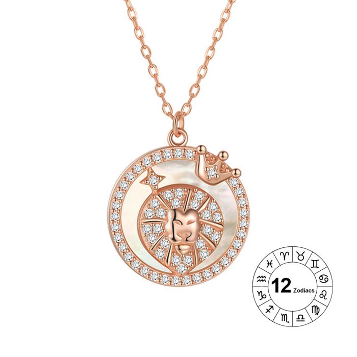 Leo Zodiac Pendant Necklace
