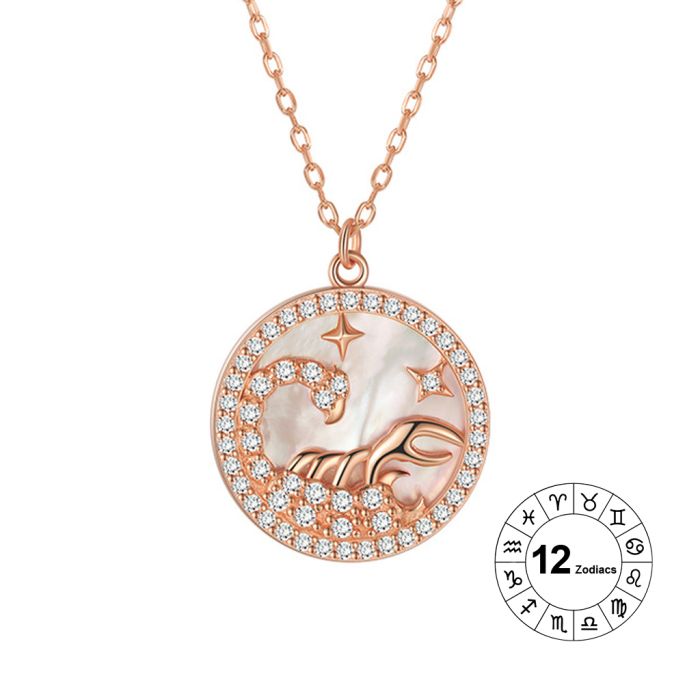 Scorpio Zodiac Pendant Necklace