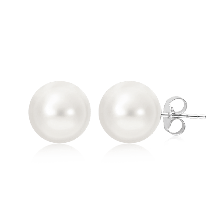Freshwater Round Pearl Earrings