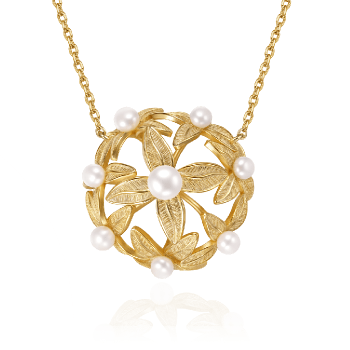 Hydrangeas Pendant Necklace