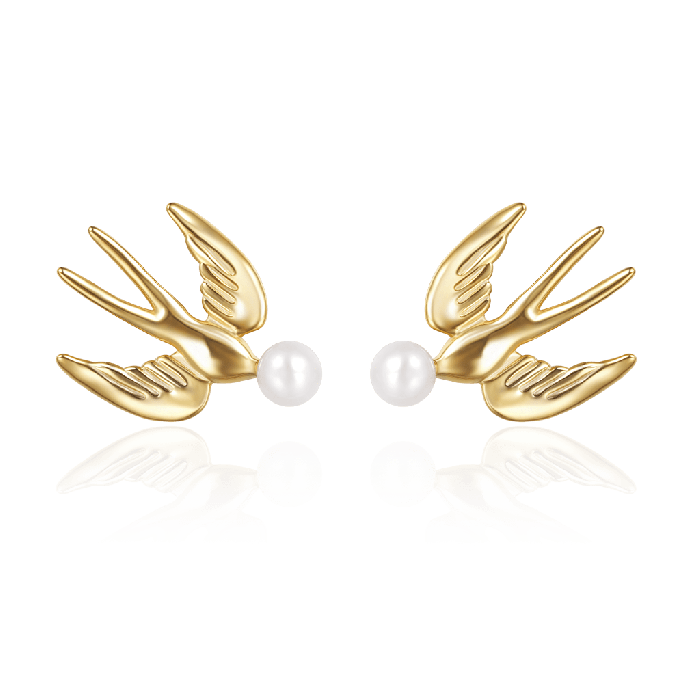 Flying Swallows Earrings