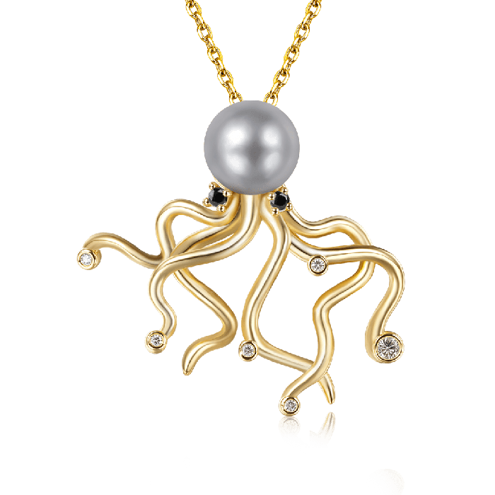 Octopus Pendant Necklace