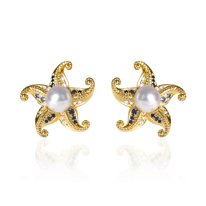 Starfish Stud Earrings