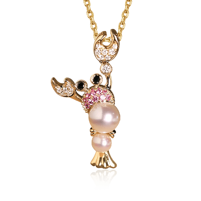 Lobster Pendant Necklace