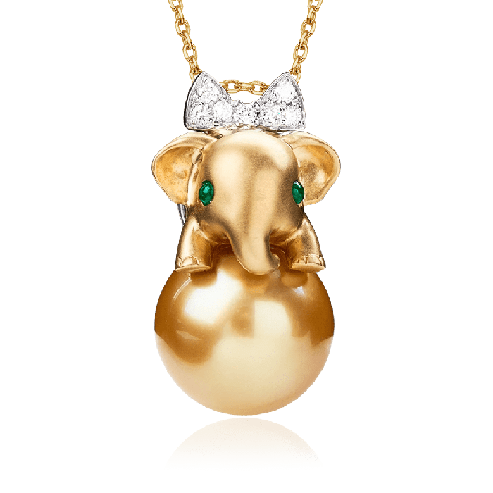 Elephant Pendant Necklace