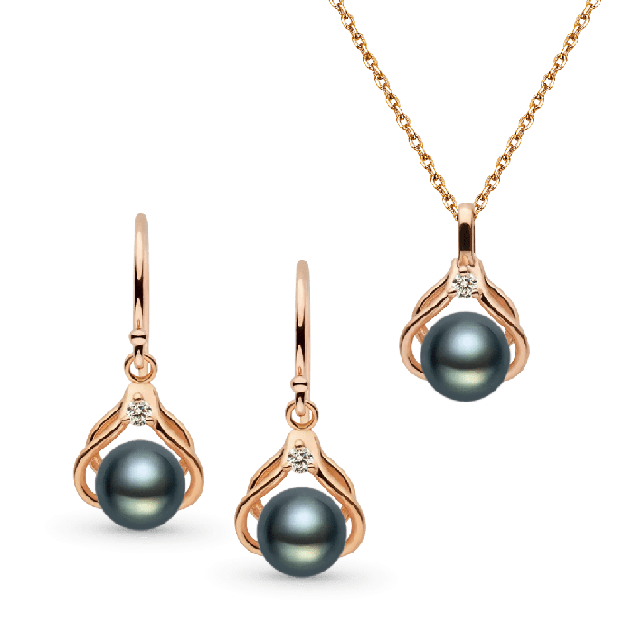 Black Pearl Jewelry Set