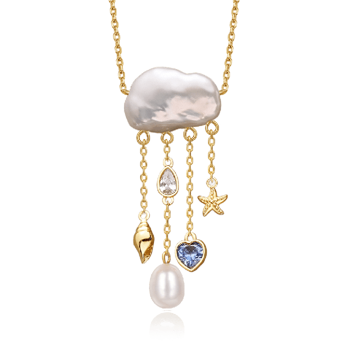 Clouds Pendant Necklace
