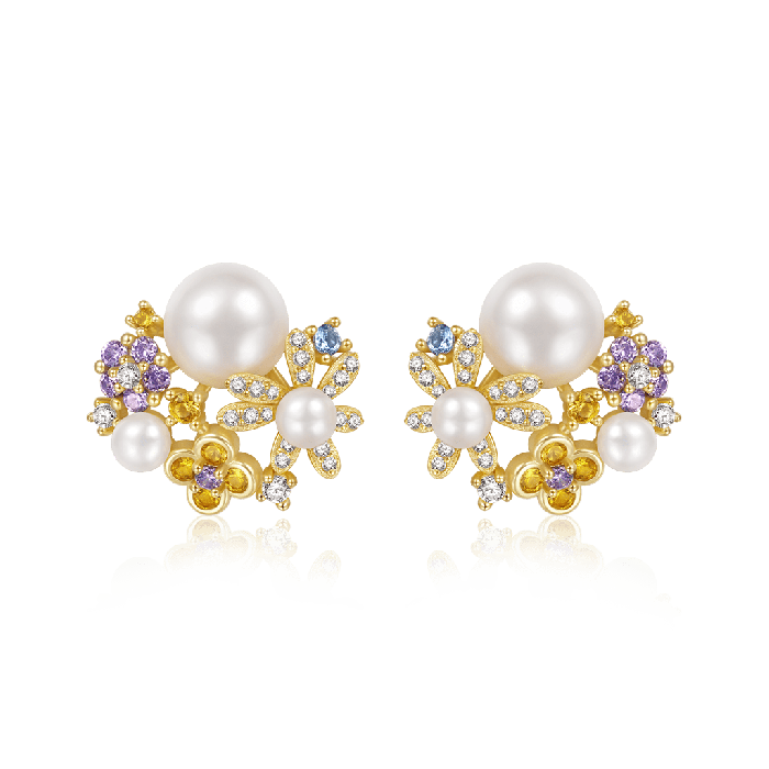 Flowers Stud Earrings