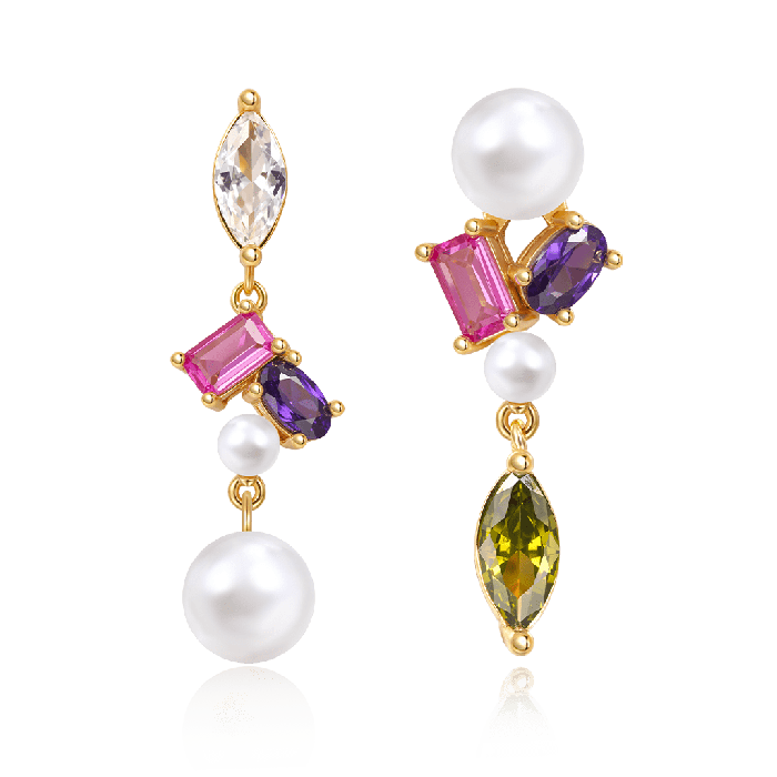 Sparkling Multicolor Earrings