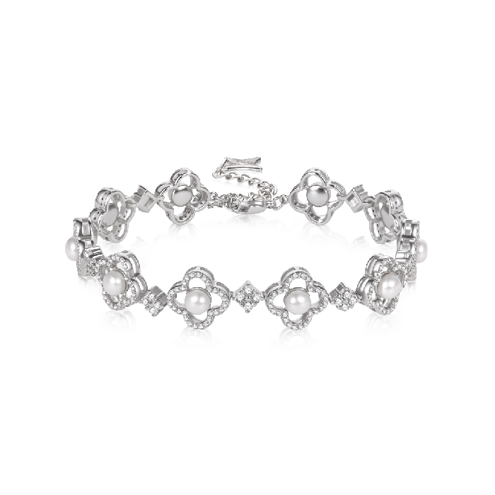 Flowers Pearl Bracelet