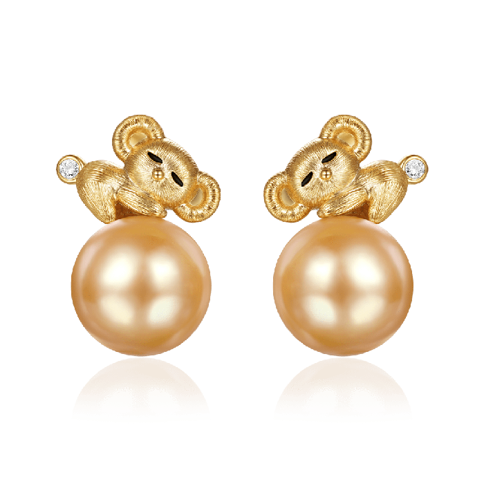 Sleeping Koala Stud Earrings