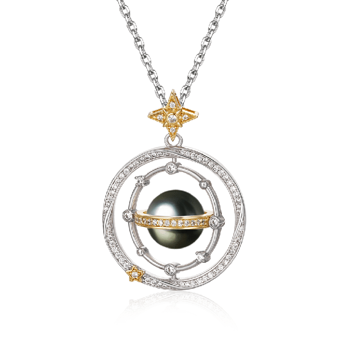 Planet Pendant Necklace