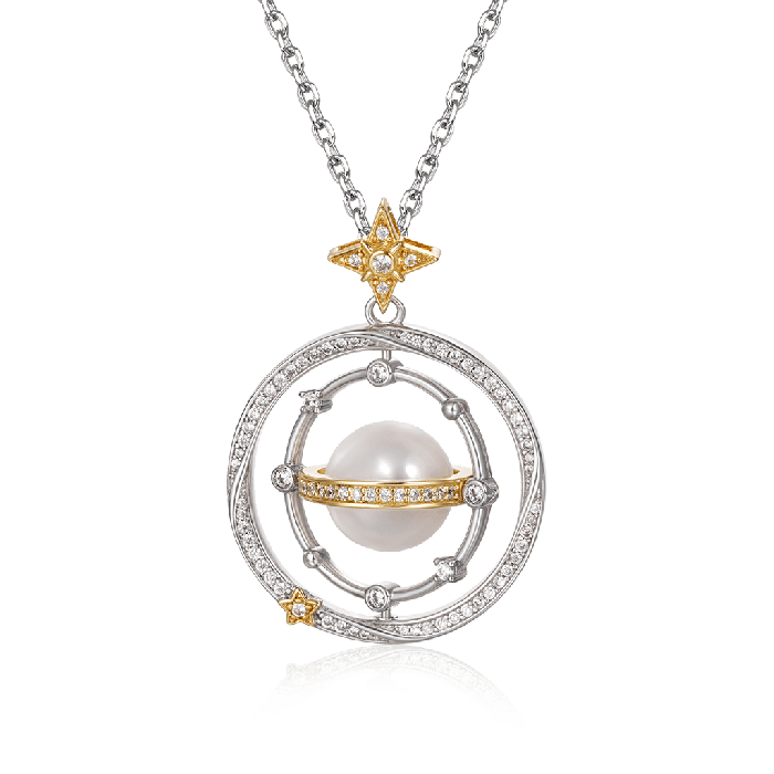 Planet Pendant Necklace