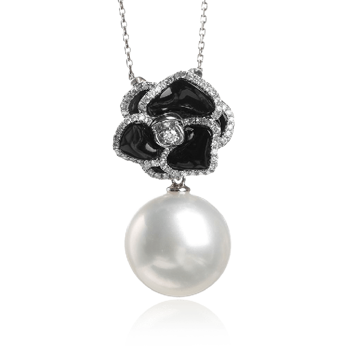 Camellia Pendant Necklace