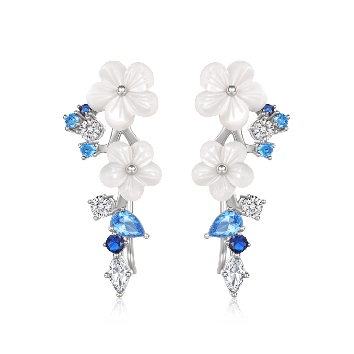 Flower Cluster Earrings