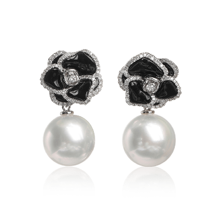 Camellia Drop Earrings