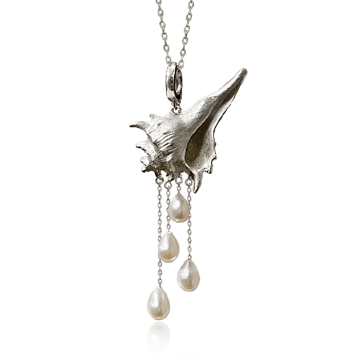 Conch Pendant Necklace