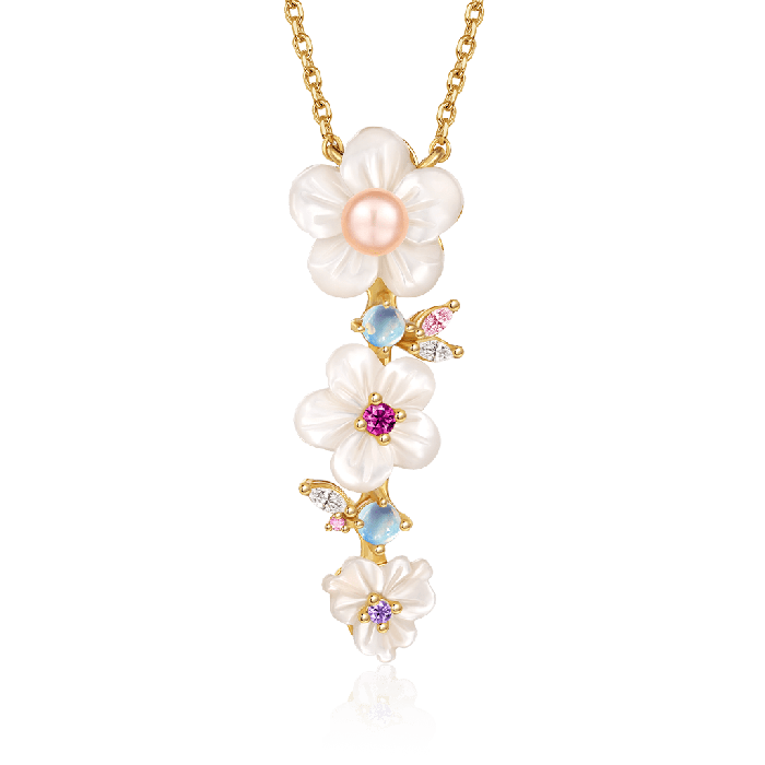 Flower Pendant Necklace