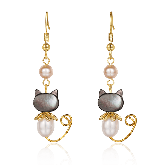 Cat Drop Earrings