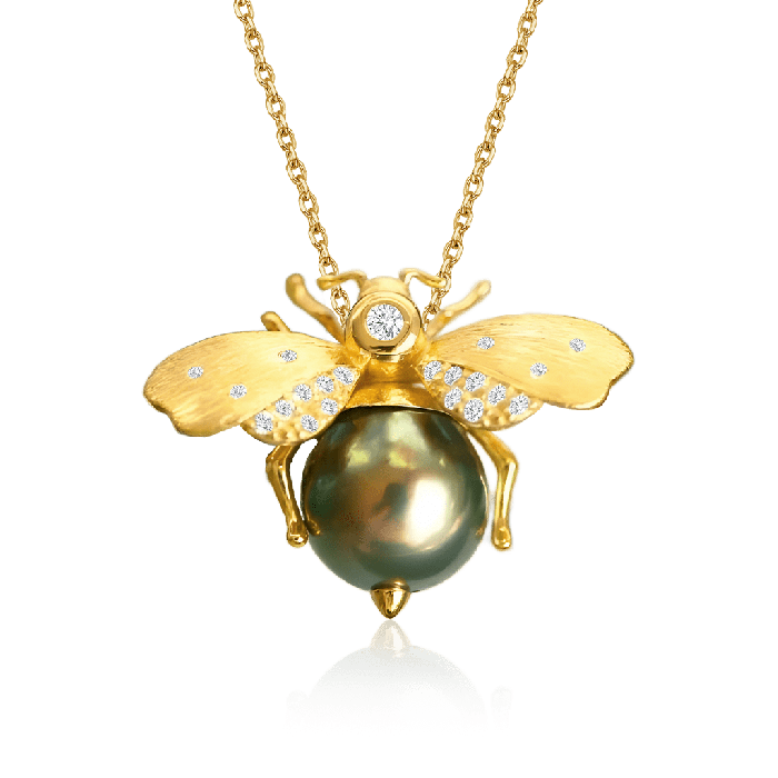 Bee Pendant Necklace